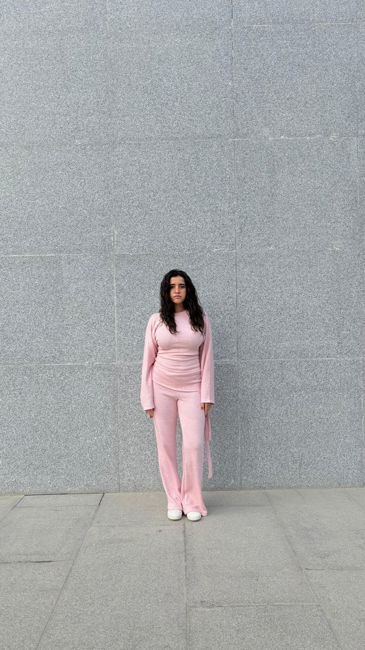 pink bow set